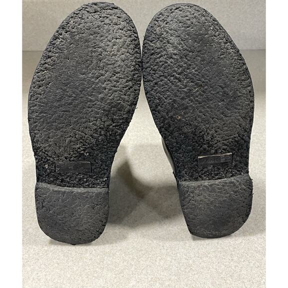 Vince Women's Size 8M Black Leather Chelsea Boots Fur Lining Outdoor City Casual - Picture 8 of 11